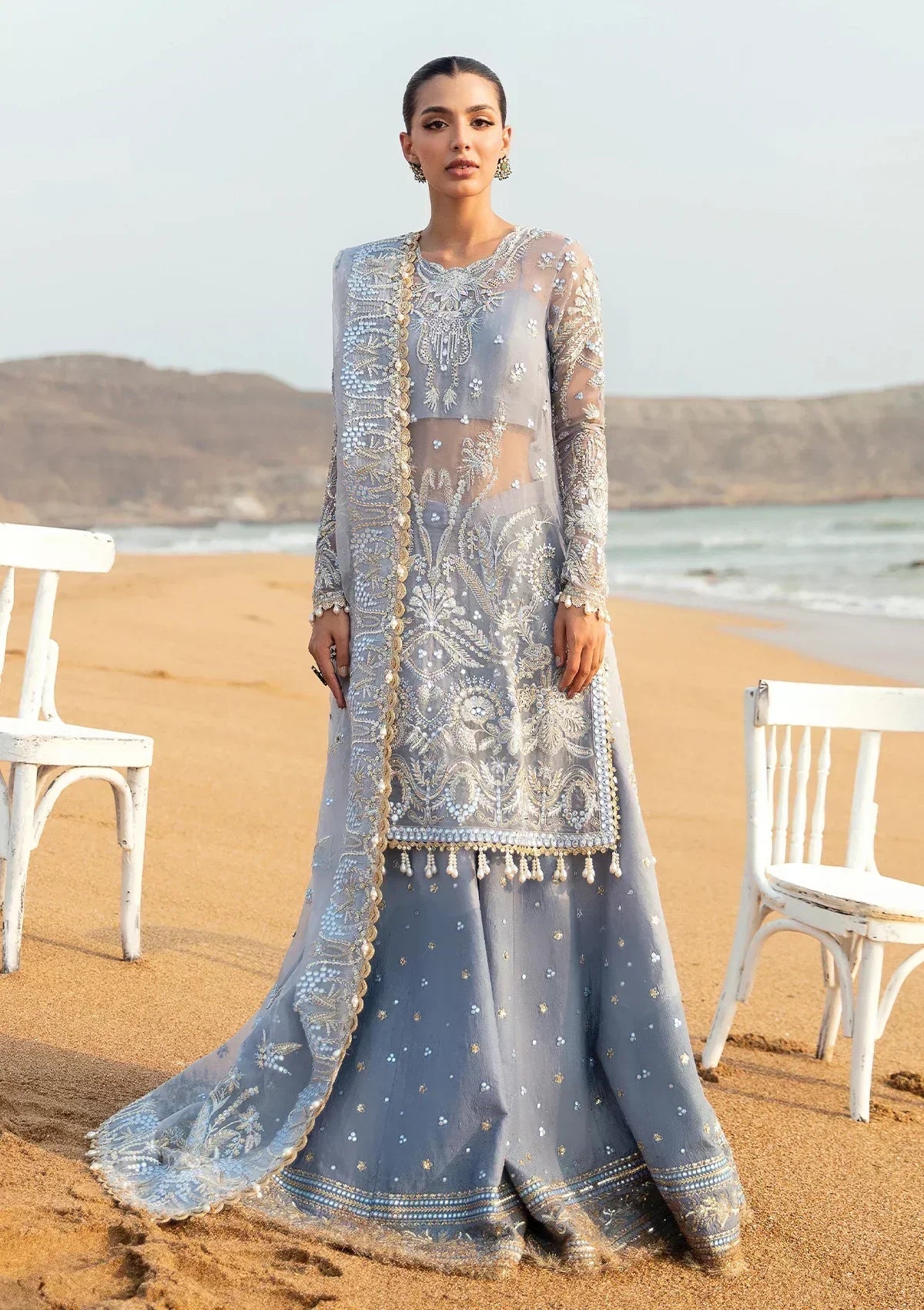 Afrozeh | Dastangoi Wedding Formal'24 | AWE-01 NASHMIA - House Of Anaya