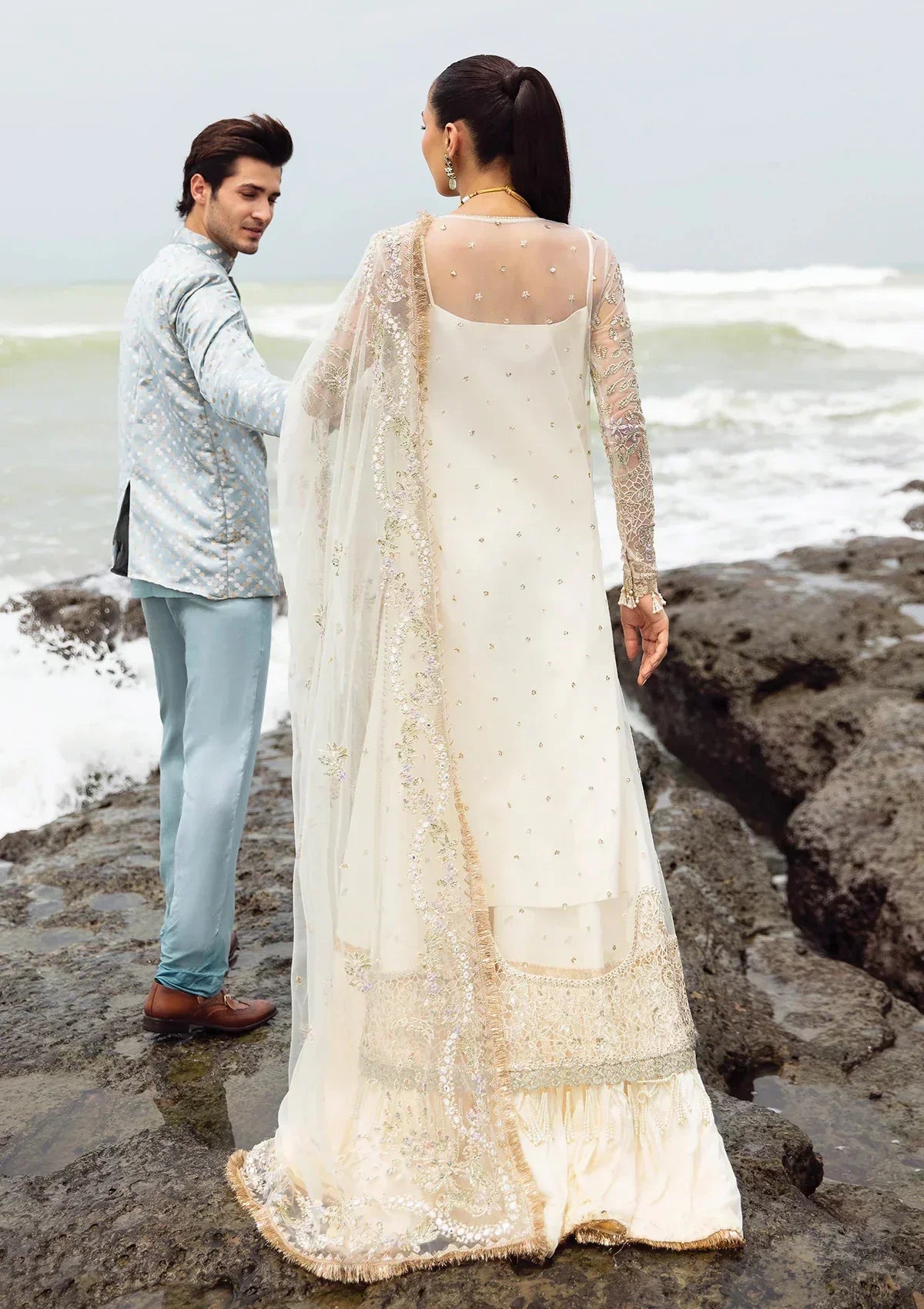 Afrozeh | Dastangoi Wedding Formal'24 | AWE-10 SHUGUFTA - House Of Anaya