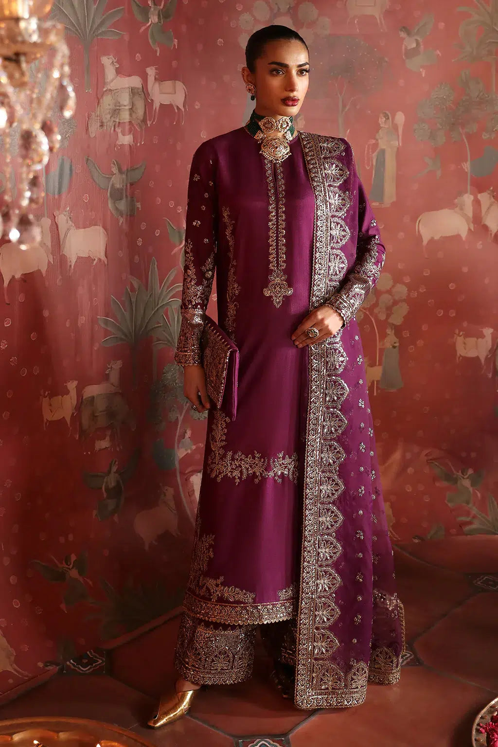 Afrozeh | Divani Silk Edit 23 | Khushbu - House Of Anaya