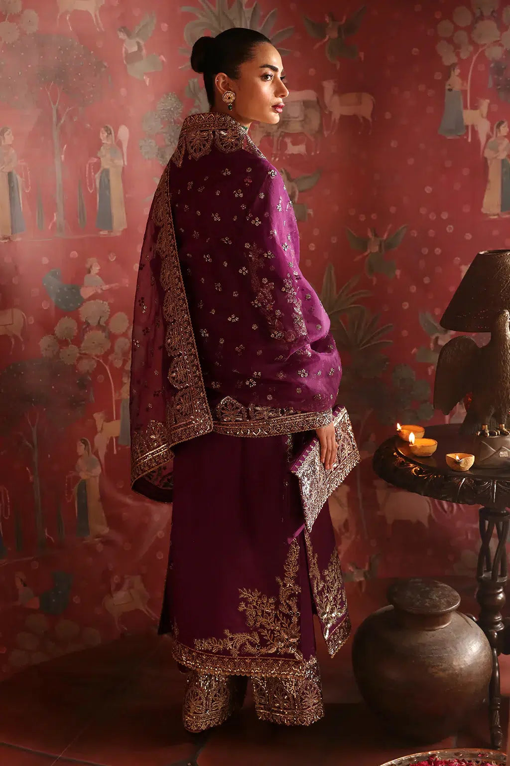 Afrozeh | Divani Silk Edit 23 | Khushbu - House Of Anaya