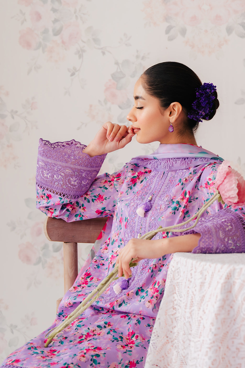 Afrozeh | The Floral Charm | Orchid - House Of Anaya