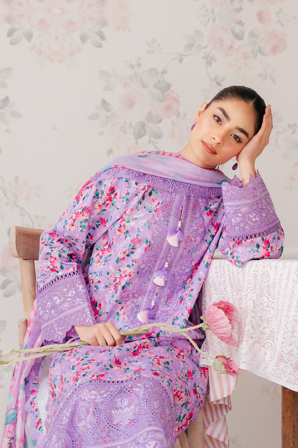 Afrozeh | The Floral Charm | Orchid - House Of Anaya
