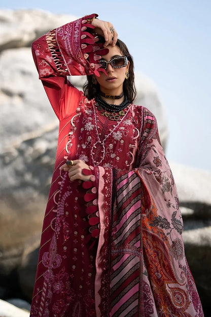 AJR Couture | Alif Signature Luxury Lawn 24 | Eleganza - House Of Anaya