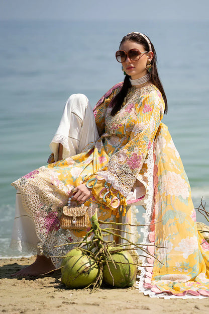 AJR Couture | Alif Signature Luxury Lawn 24 | Sunlit - House Of Anaya