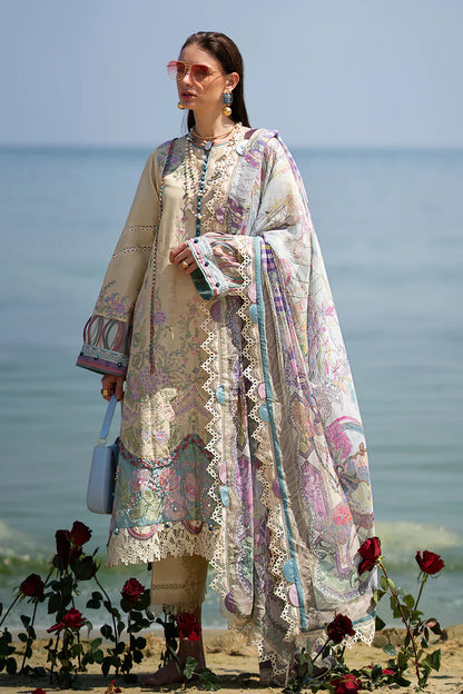 AJR Couture | Alif Signature Luxury Lawn 24 | Coraline - House Of Anaya
