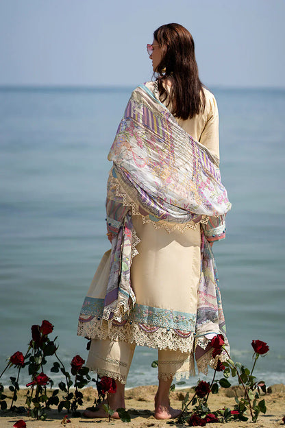 AJR Couture | Alif Signature Luxury Lawn 24 | Coraline - House Of Anaya