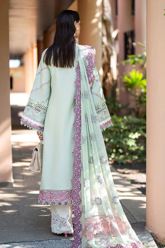 AJR Couture | Alif Signature Luxury Lawn 24 | Aura - House Of Anaya