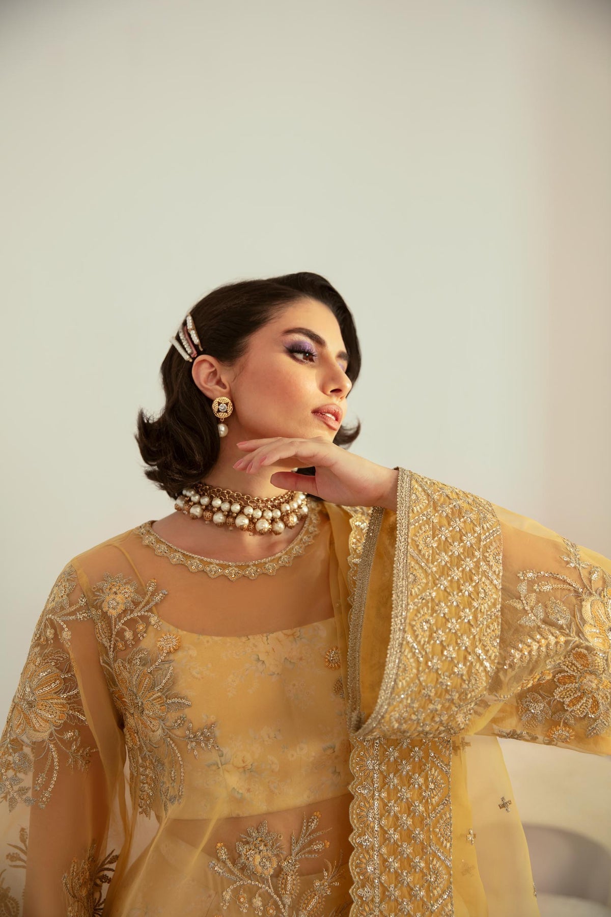 Akbar Aslam | Velora Formal Pret | Fawn