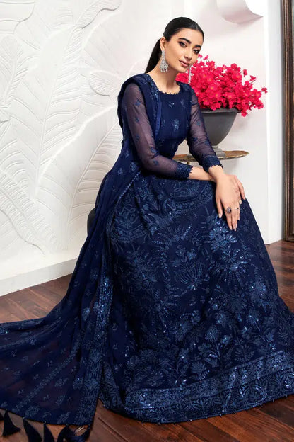 Alizeh | Formals Collection | Glace Blue - House Of Anaya