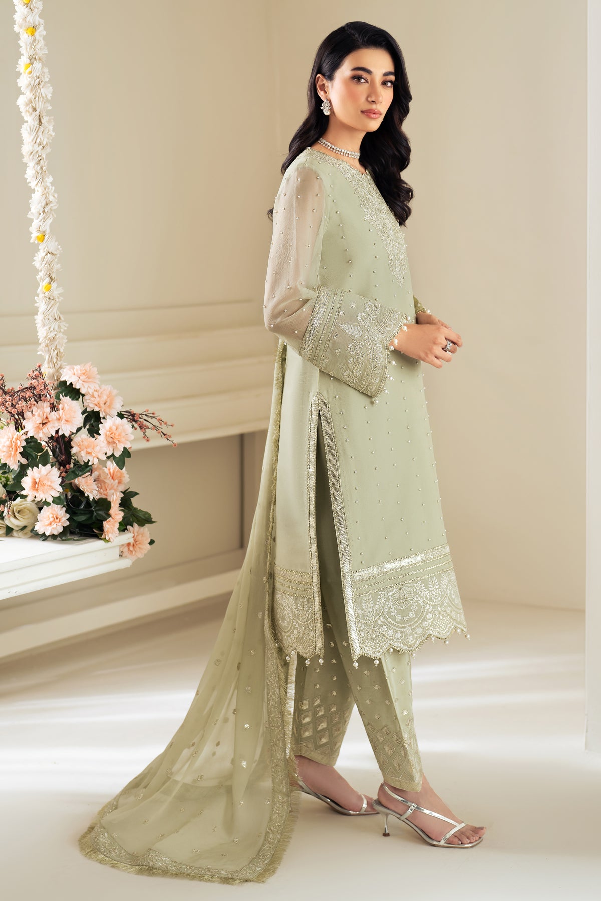 Alizeh | Selene Luxury Chiffon Collection 25 | AF-PS-8008-Neo - House Of Anaya