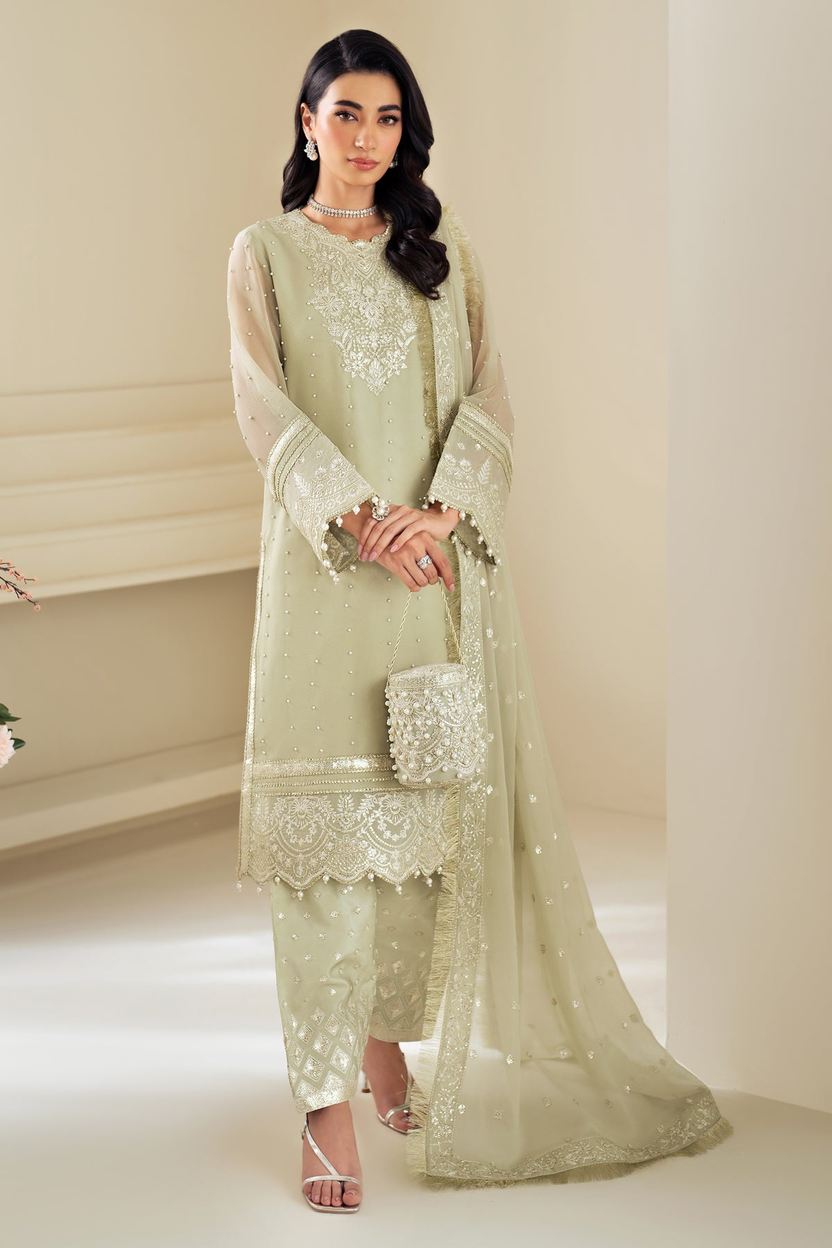 Alizeh | Selene Luxury Chiffon Collection 25 | AF-PS-8008-Neo - House Of Anaya