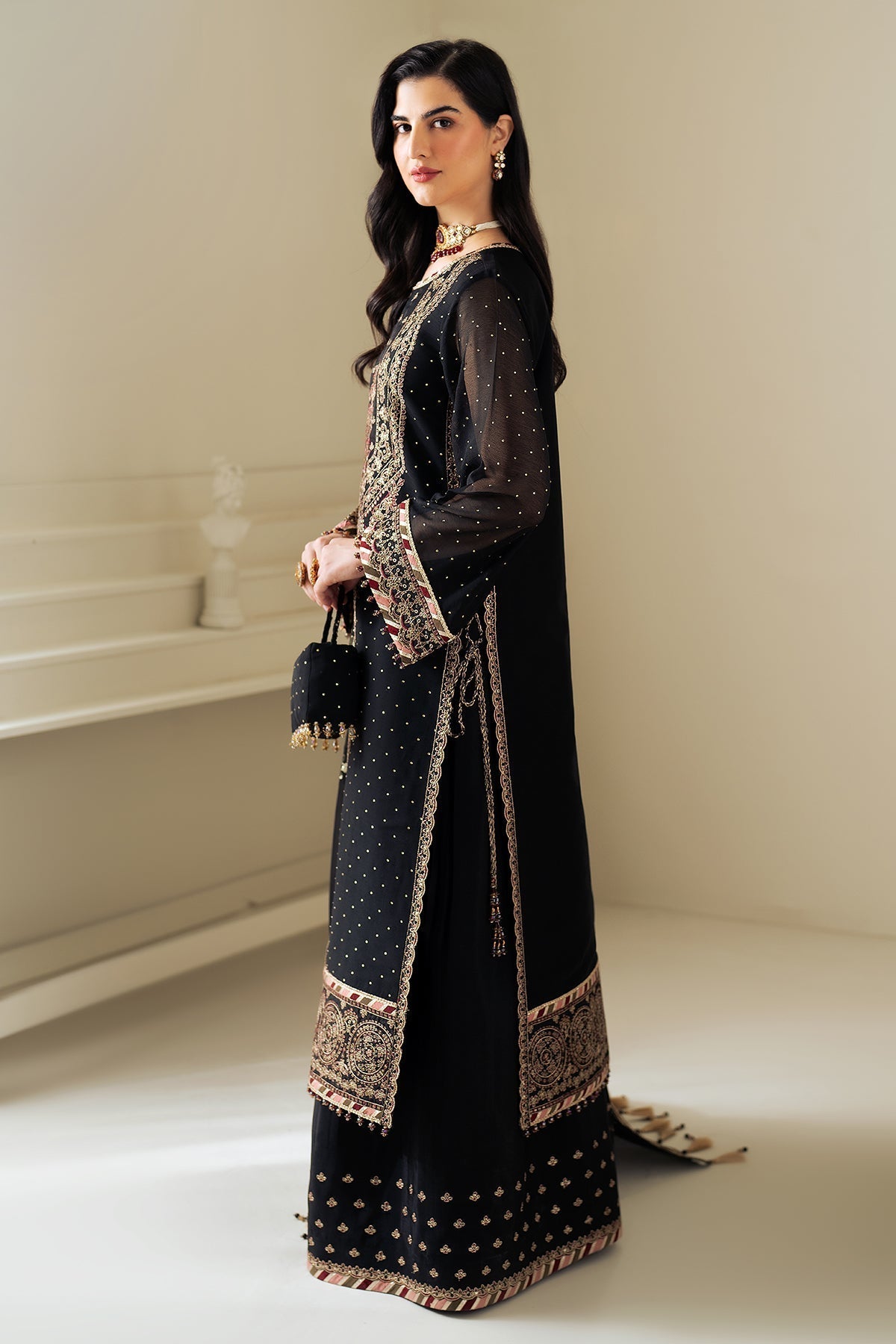 Alizeh | Selene Luxury Chiffon Collection 25 | AF-PS-8005-Alba - House Of Anaya