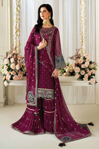 Alizeh | Selene Luxury Chiffon Collection 25 | AF-PS-8001-Rosie - House Of Anaya