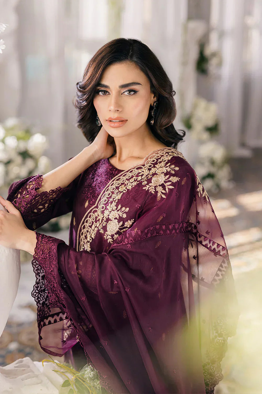 Azure | Ensembles Embroidered Formals | Almandine - House Of Anaya
