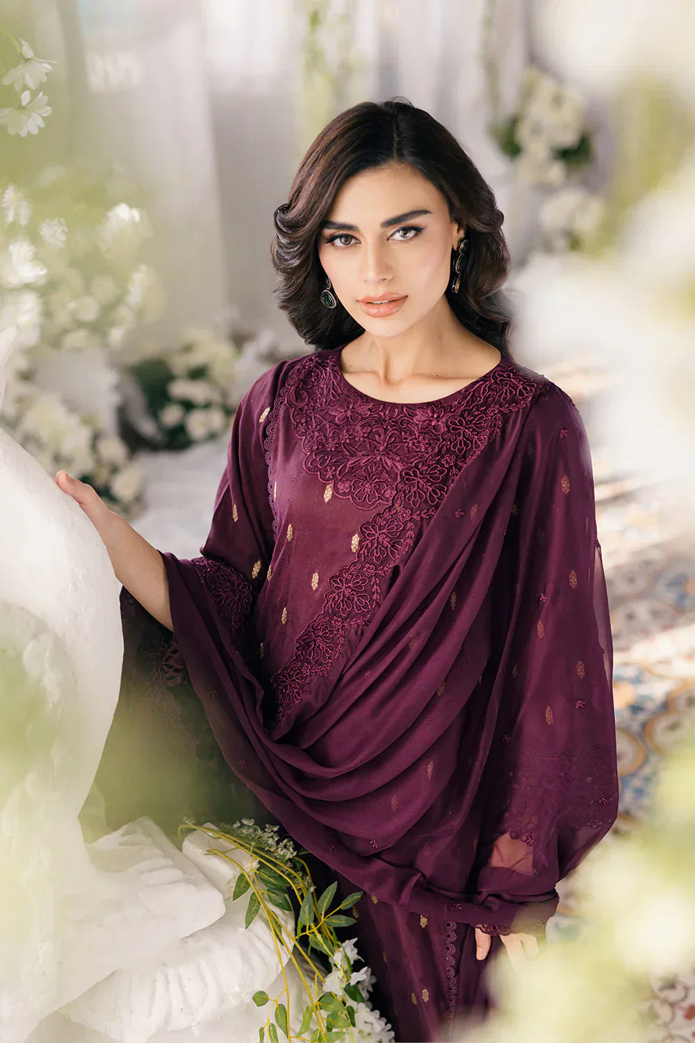 Azure | Ensembles Embroidered Formals | Almandine - House Of Anaya