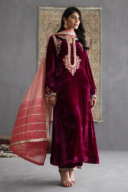 Sana Abbas | Velvet Formals | AMETHYST - House Of Anaya