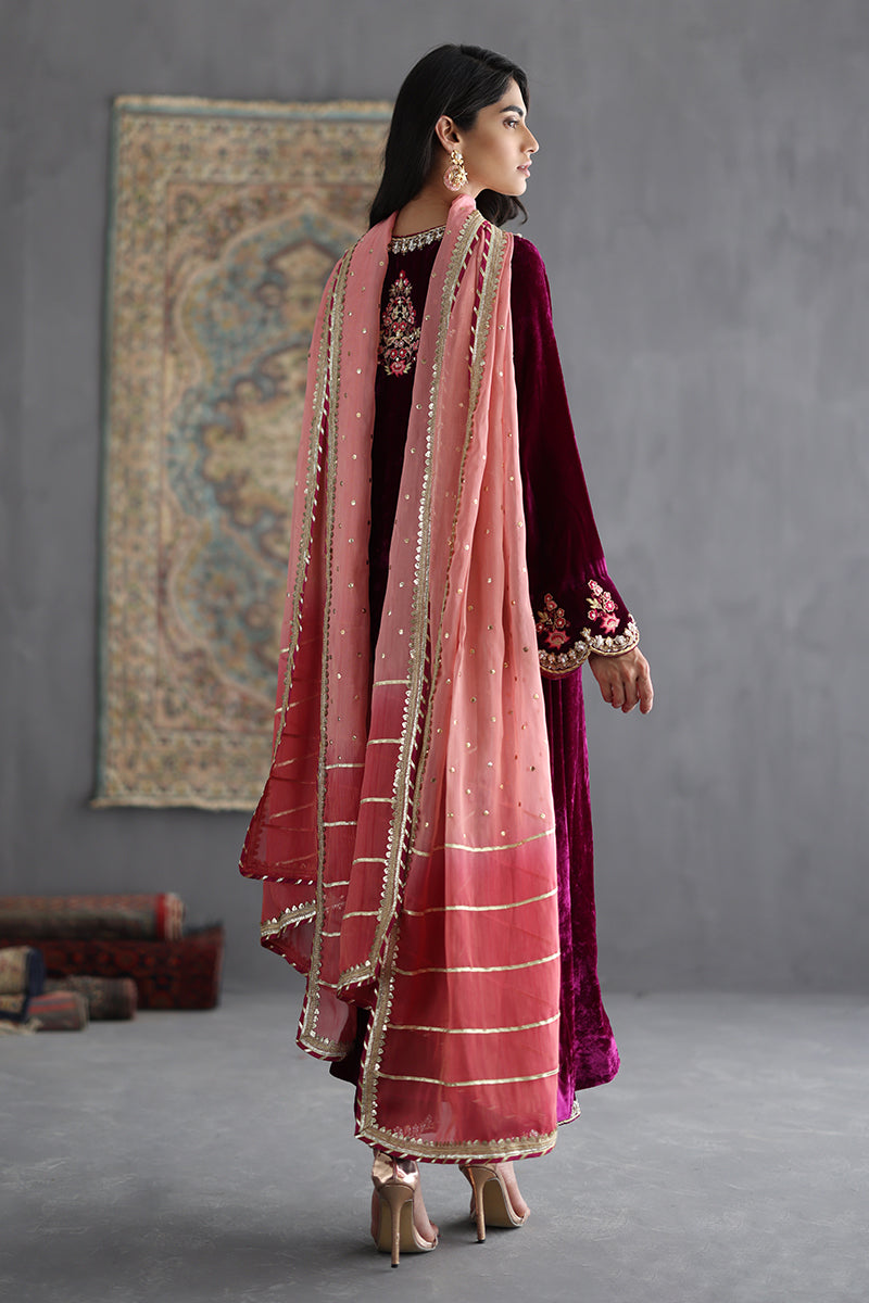 Sana Abbas | Velvet Formals | AMETHYST - House Of Anaya