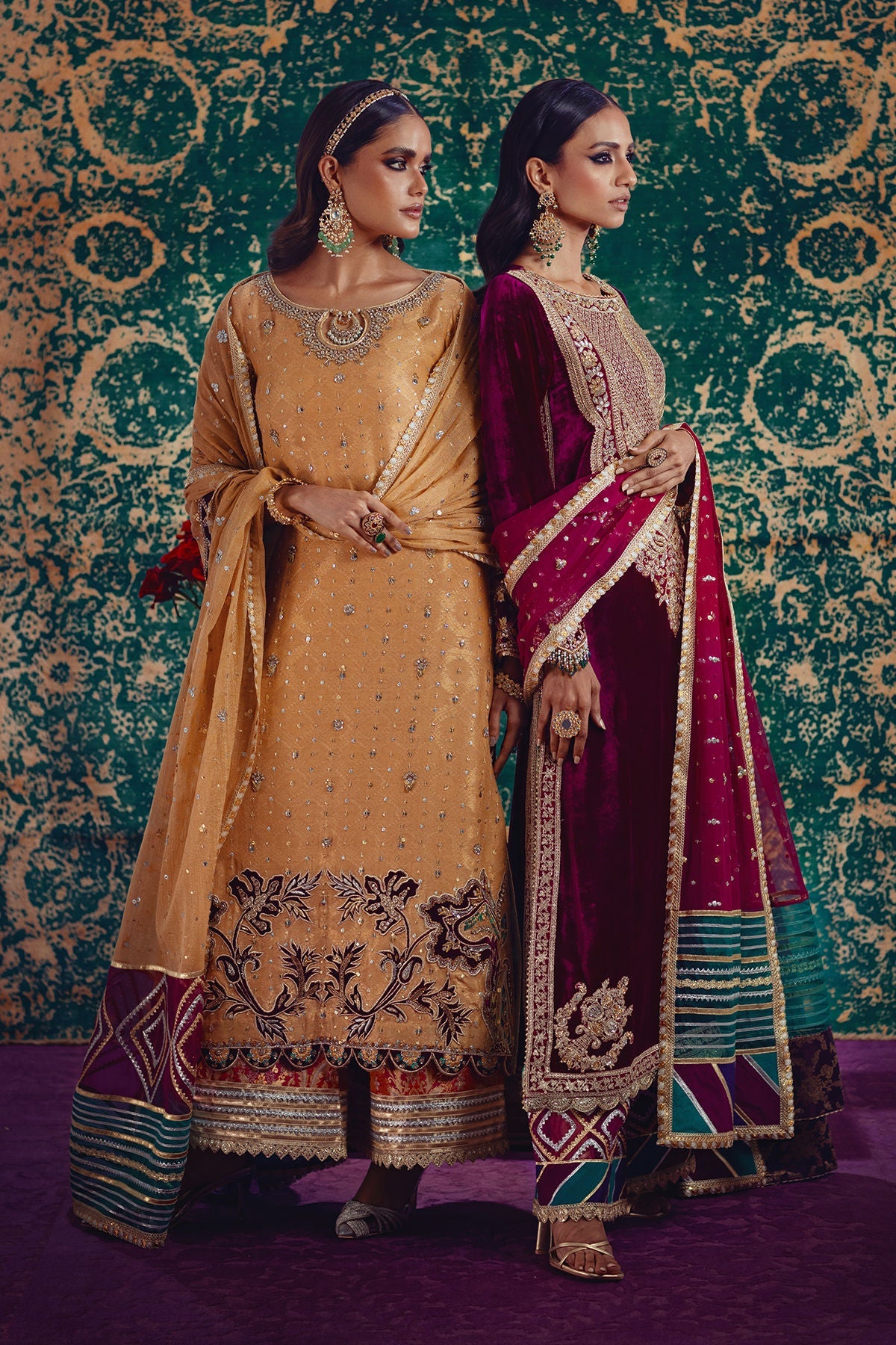 Annus Abrar | Mirha Winter Velour | Ezra