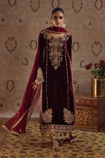 Annus Abrar | Mirha Winter Velour | Arwa