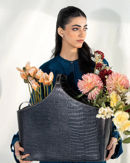 Zevk | Winter flavour Kaftan | AQUA TEAL