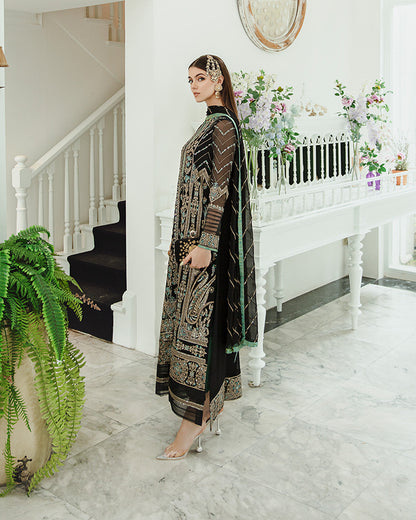Maryum n Maria | Freesia Ariya Formals |  SW23-507 - Black - Iman - House Of Anaya