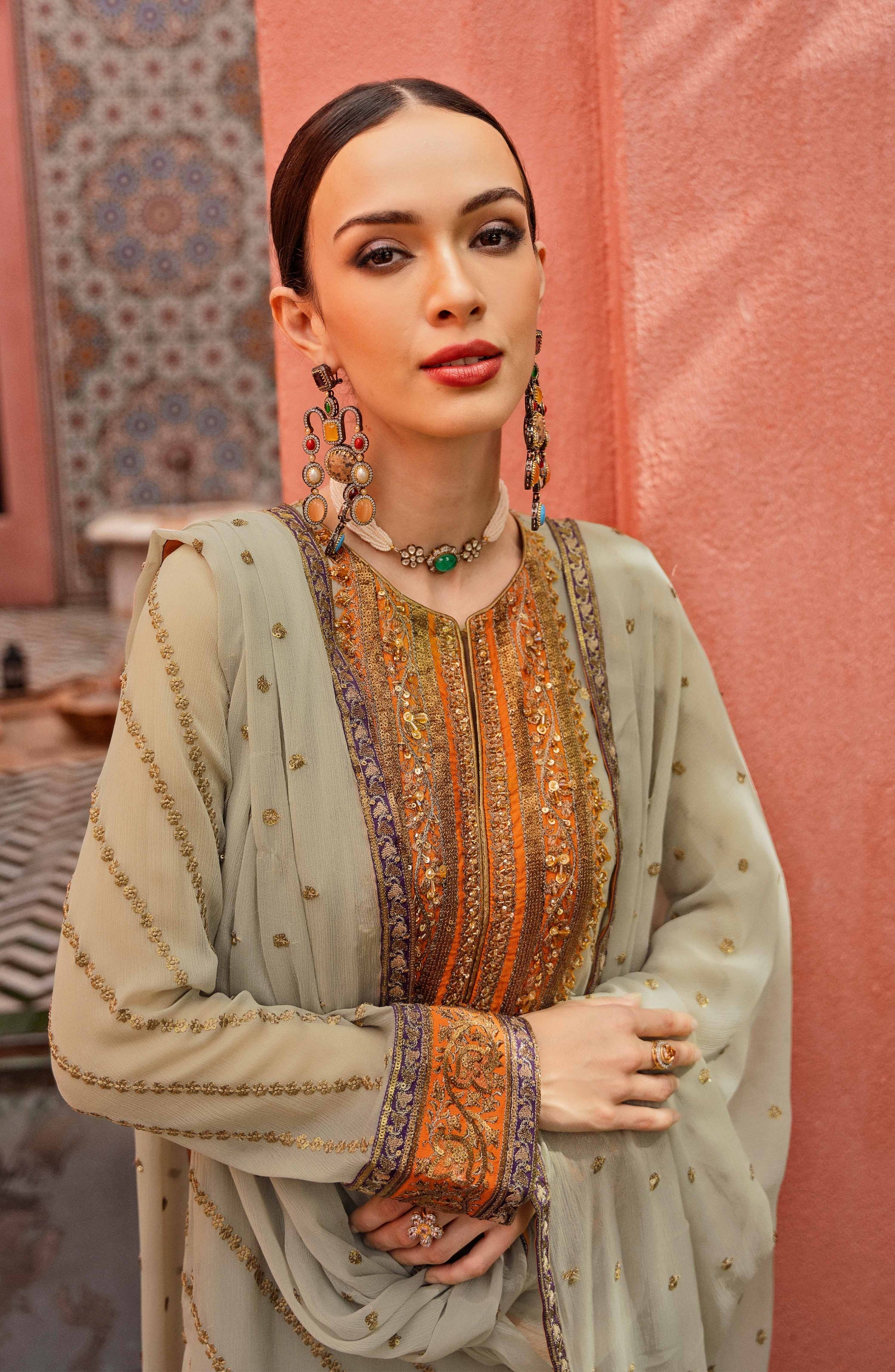 Maryum N Maria | Ariya Premium Chiffon | CATALINA - FW-23511