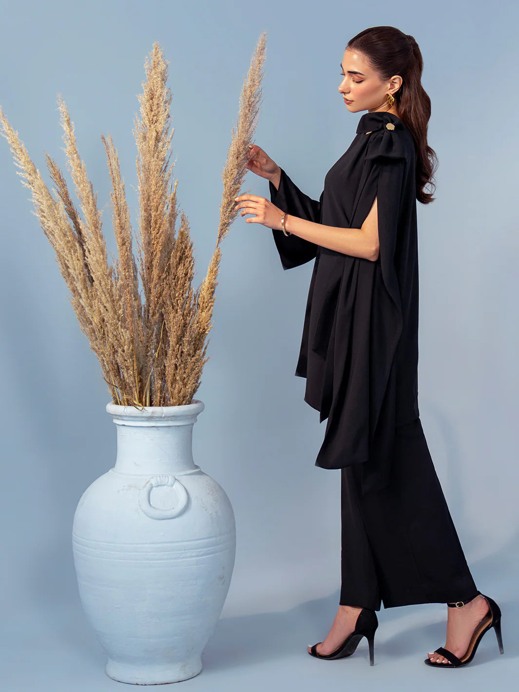 Hemstitch | Georgette Affair | Ash