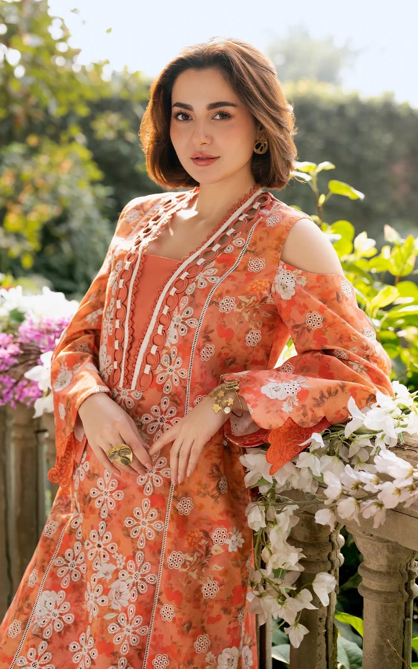 Asifa and Nabeel | Gulkari Summer 25 | Citrus Glow (GKL-08) - House Of Anaya