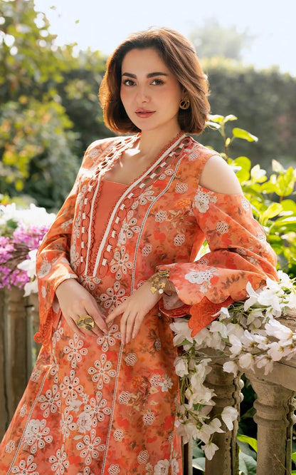 Asifa and Nabeel | Gulkari Summer 25 | Citrus Glow (GKL-08) - House Of Anaya