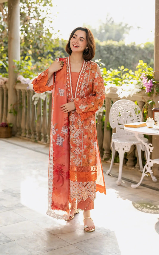 Asifa and Nabeel | Gulkari Summer 25 | Citrus Glow (GKL-08) - House Of Anaya
