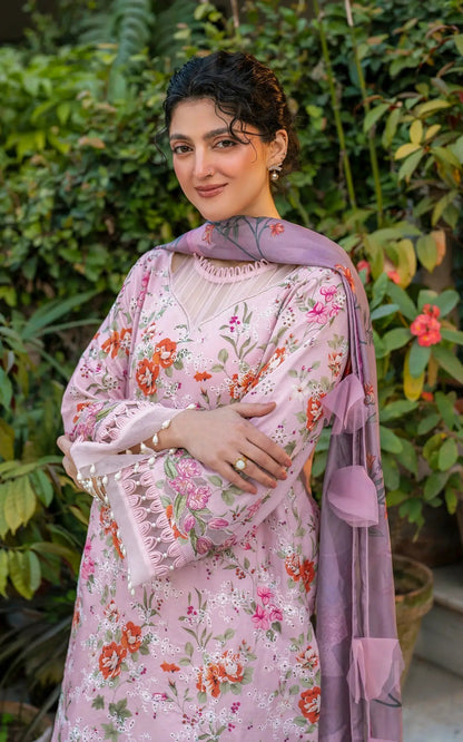 Asifa and Nabeel | Gulkari Summer 25 | Blossom Zephyr (GKL-09) - House Of Anaya