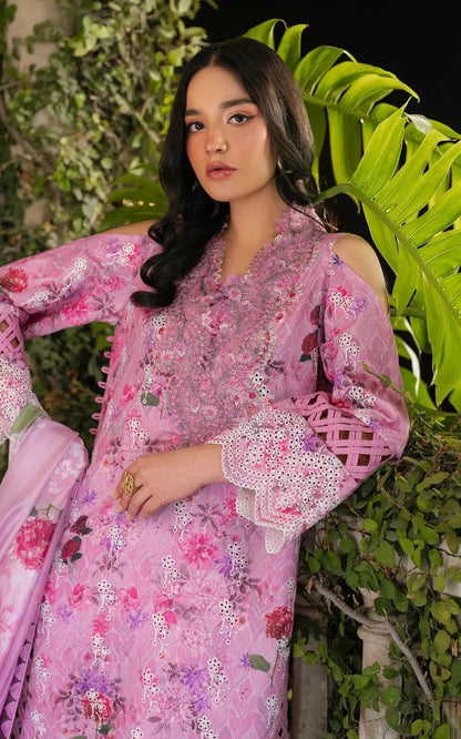Asifa and Nabeel | Gulkari Summer 25 | Dawn Petals (GKL-10) - House Of Anaya