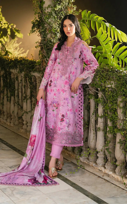 Asifa and Nabeel | Gulkari Summer 25 | Dawn Petals (GKL-10) - House Of Anaya