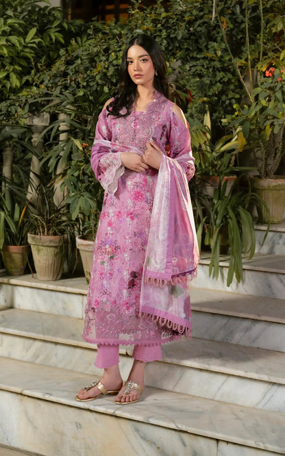 Asifa and Nabeel | Gulkari Summer 25 | Dawn Petals (GKL-10) - House Of Anaya