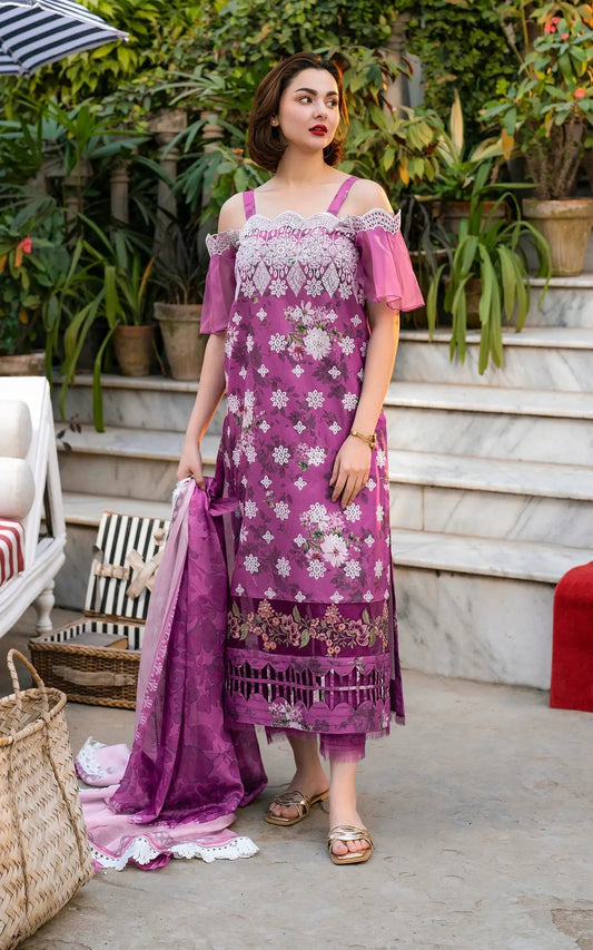 Asifa and Nabeel | Gulkari Summer 25 | Aura (GKL-12) - House Of Anaya
