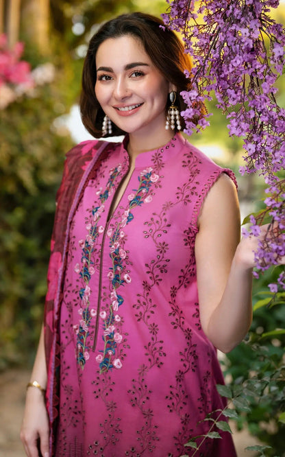 Asifa and Nabeel | Gulkari Summer 25 | Sunkissed Garden (GKL-13) - House Of Anaya