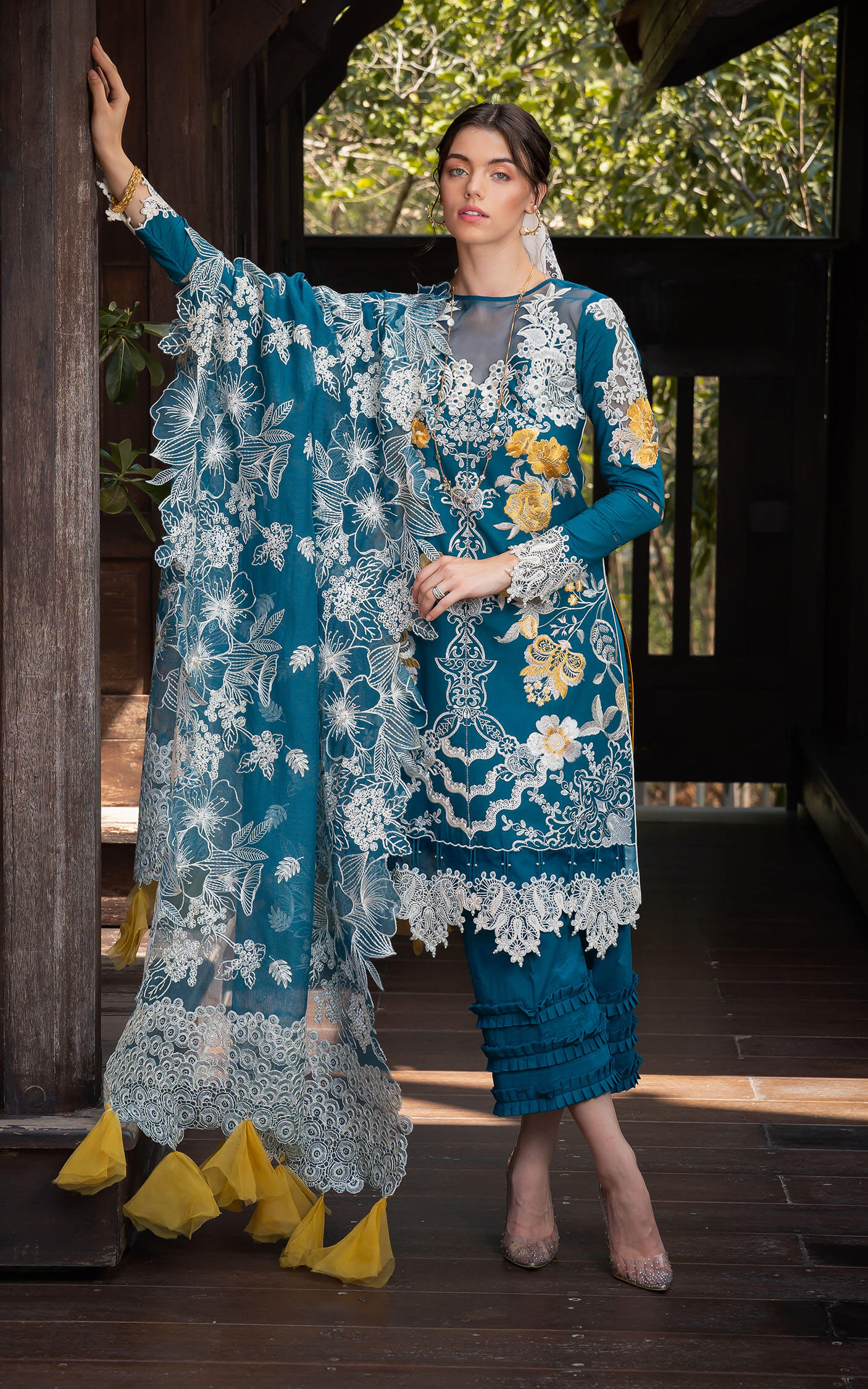 Asifa and Nabeel | Rosemary Ruffles 24 | Flora - House Of Anaya