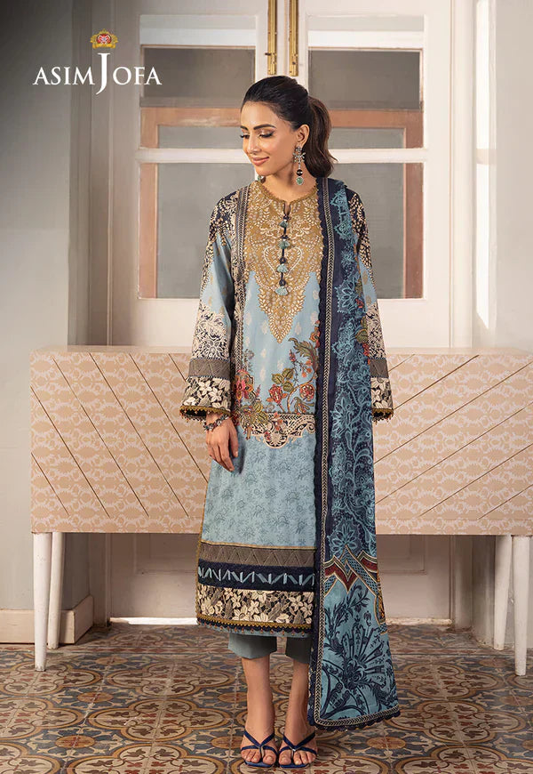 Asim Jofa | Aira Summer Prints | AJAR-27 - House Of Anaya