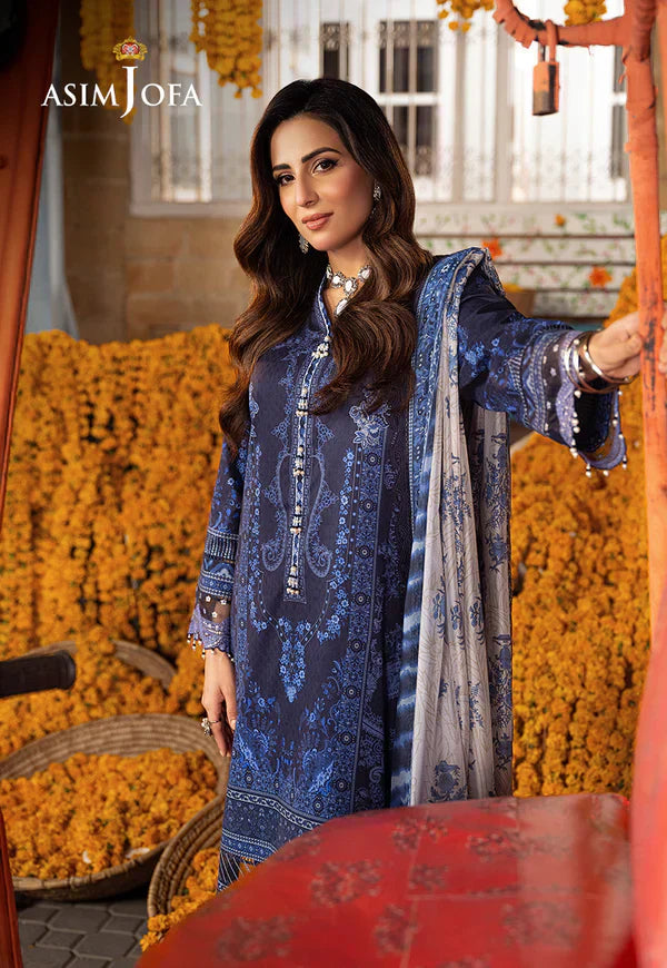 Asim Jofa | Aira Summer Prints | AJAR-09 - House Of Anaya