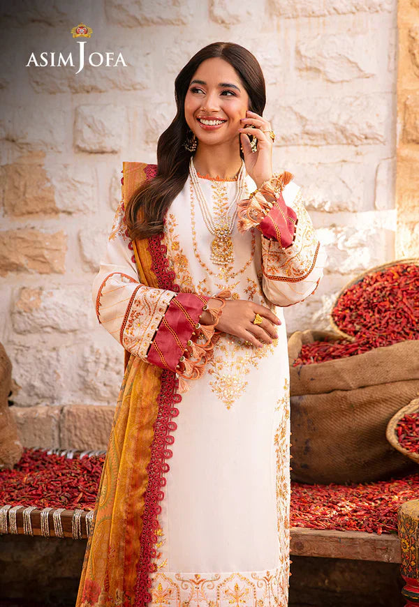 Asim Jofa | Aira Summer Prints | AJAR-30 - House Of Anaya