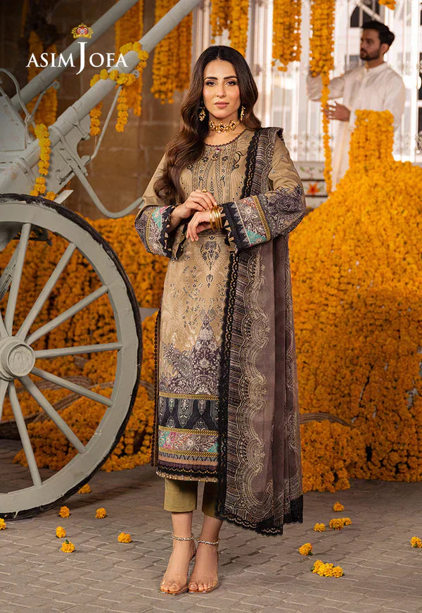 Asim Jofa | Aira Summer Prints | AJAR-16 - House Of Anaya
