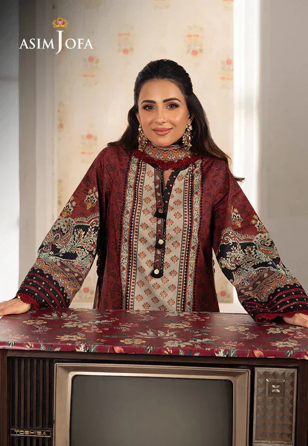 Asim Jofa | Aira Summer Prints | AJAR-26 - House Of Anaya