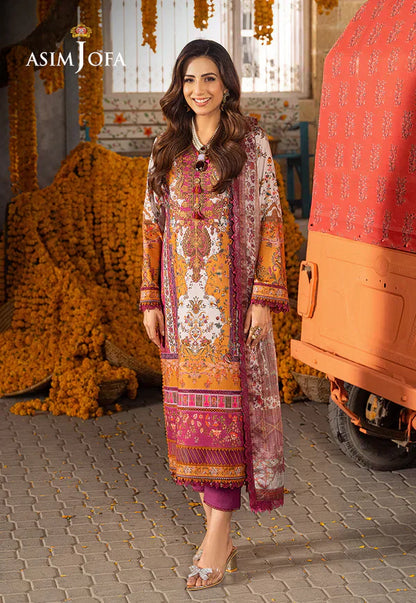 Asim Jofa | Aira Summer Prints | AJAR-04 - House Of Anaya