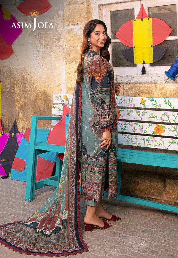 Asim Jofa | Aira Summer Prints | AJAR-01 - House Of Anaya