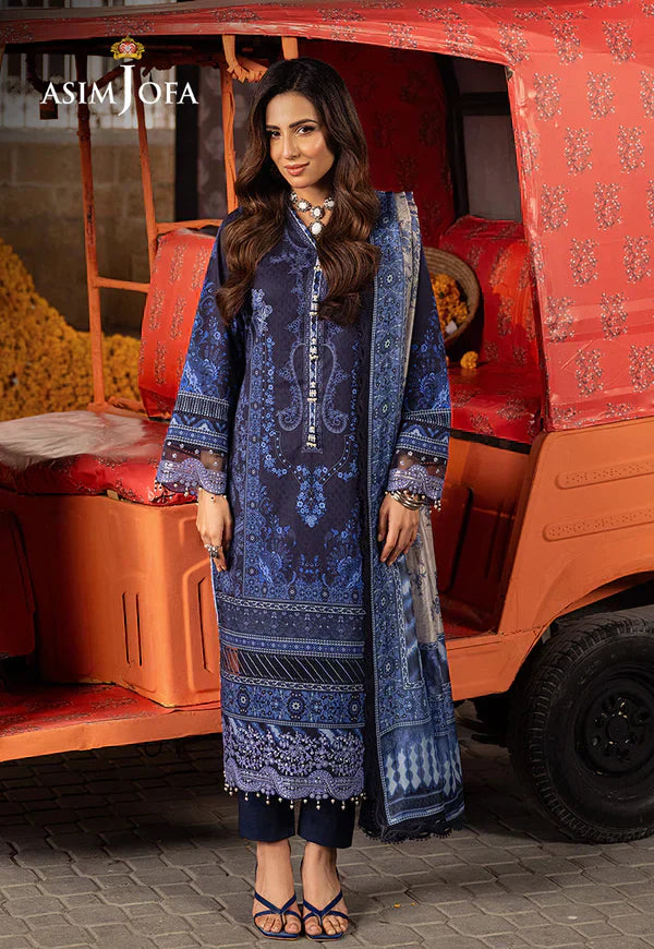 Asim Jofa | Aira Summer Prints | AJAR-09 - House Of Anaya