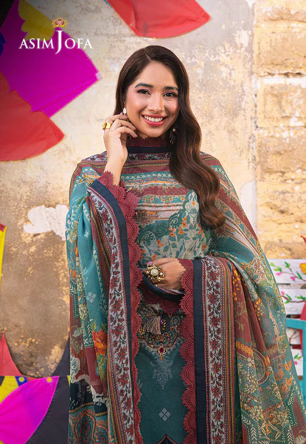 Asim Jofa | Aira Summer Prints | AJAR-01 - House Of Anaya