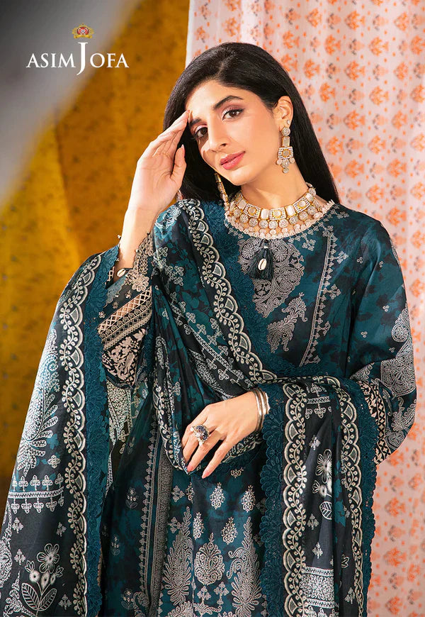 Asim Jofa | Aira Summer Prints | AJAR-25 - House Of Anaya
