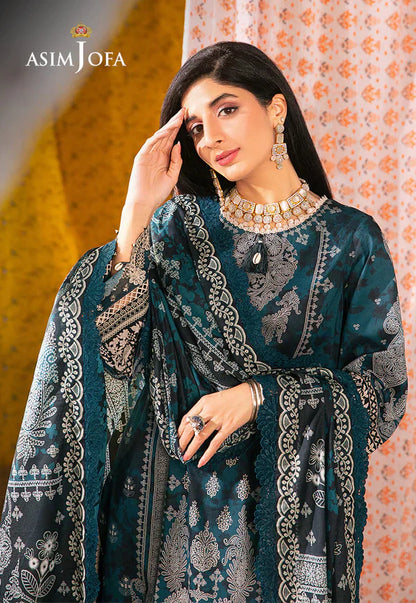 Asim Jofa | Aira Summer Prints | AJAR-25 - House Of Anaya