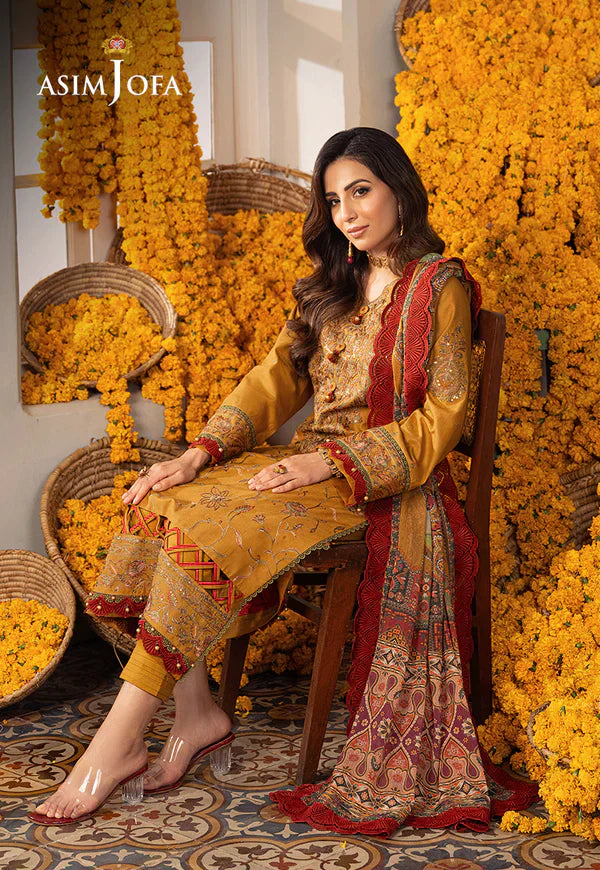 Asim Jofa | Aira Summer Prints | AJAR-28 - House Of Anaya