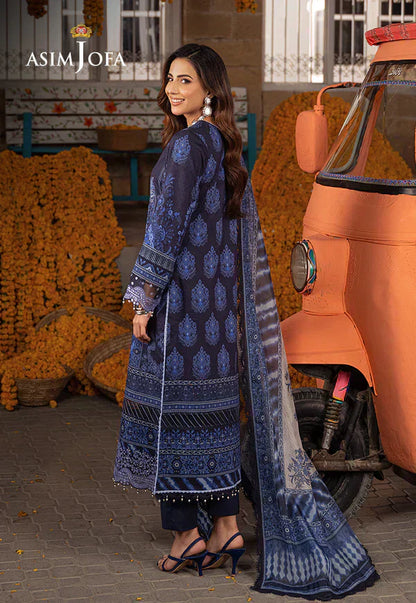Asim Jofa | Aira Summer Prints | AJAR-09 - House Of Anaya